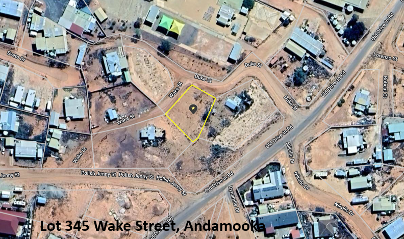 Lot 345 Wake St, Andamooka, SA 5722