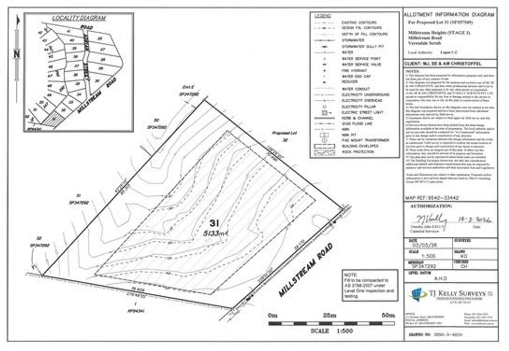 Lot 31 / 32 / 33 Millstream Rd, Cedar Vale, QLD 4285