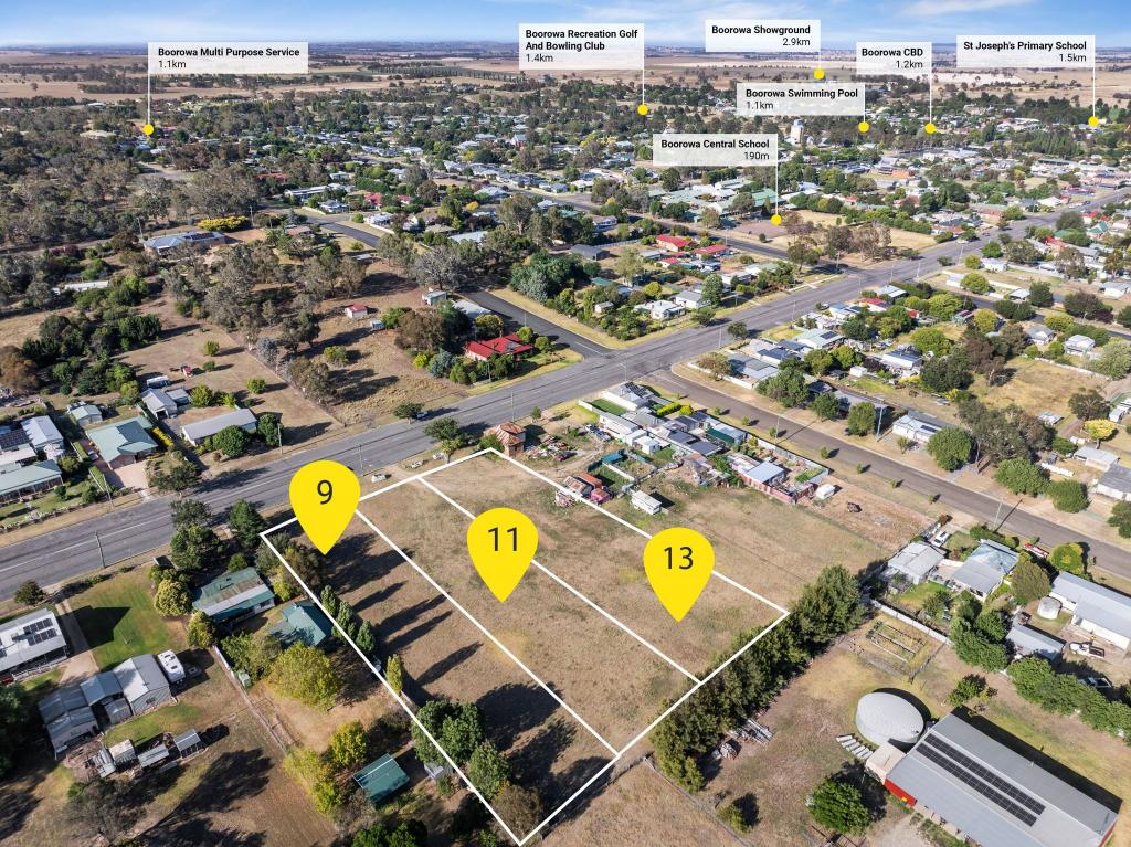 Lots 9,11 & 13 Brial St, Boorowa, NSW 2586